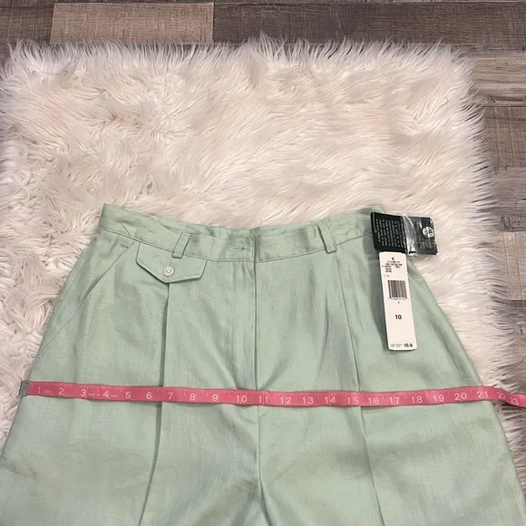 NWT vintage Ralph Lauren linen dress shorts fully lined 10