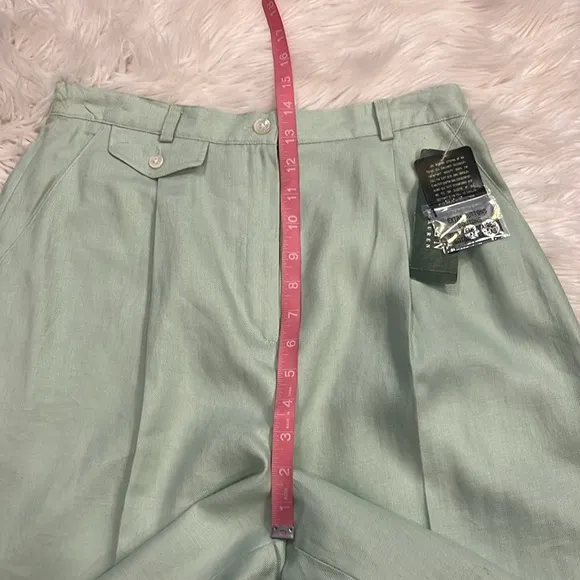 NWT vintage Ralph Lauren linen dress shorts fully lined 10