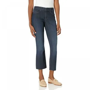 NYDJ Women's Marilyn Straight Crop Jeans With Raw Hem