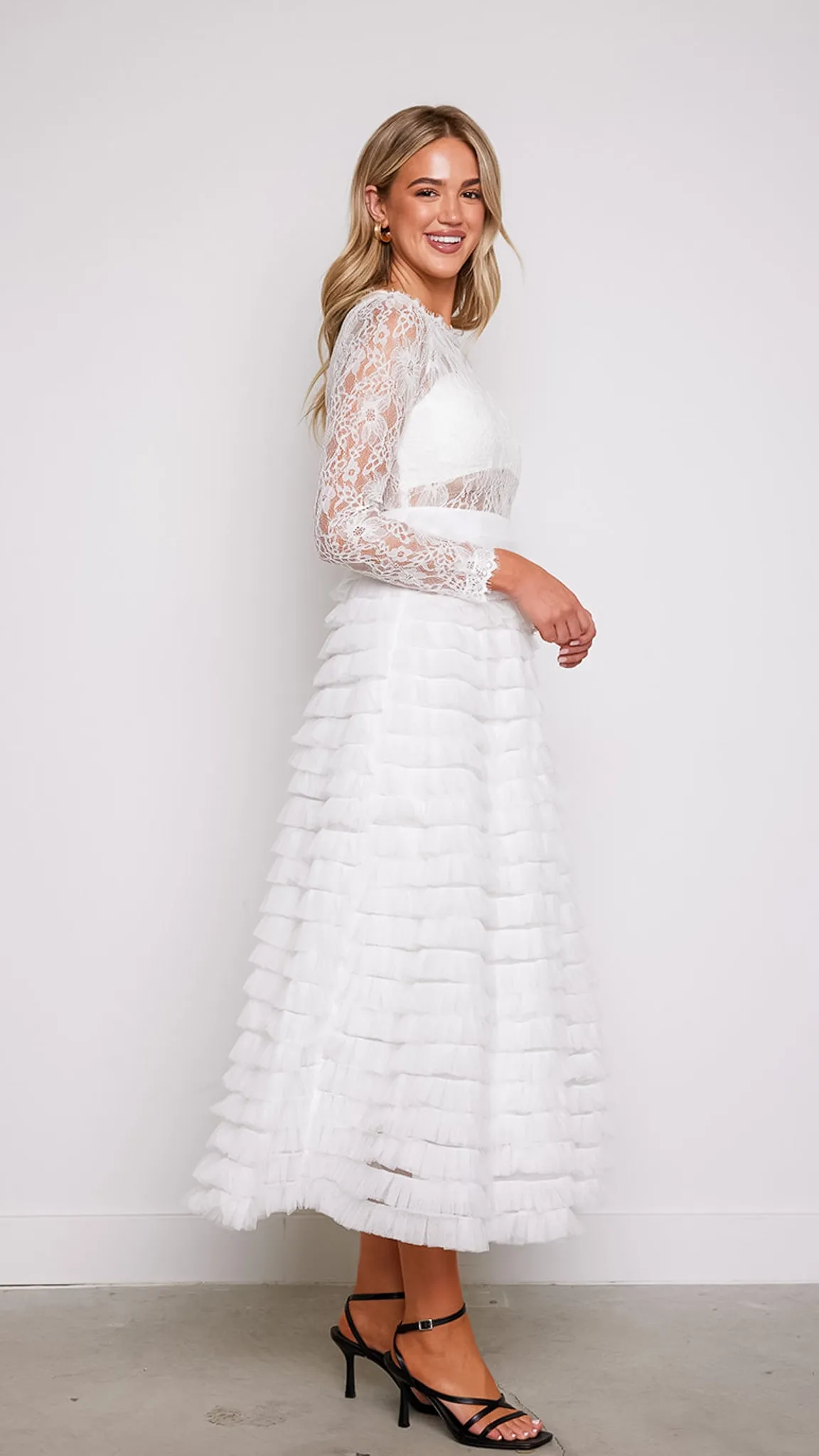 Olivia Lace Layered Dress