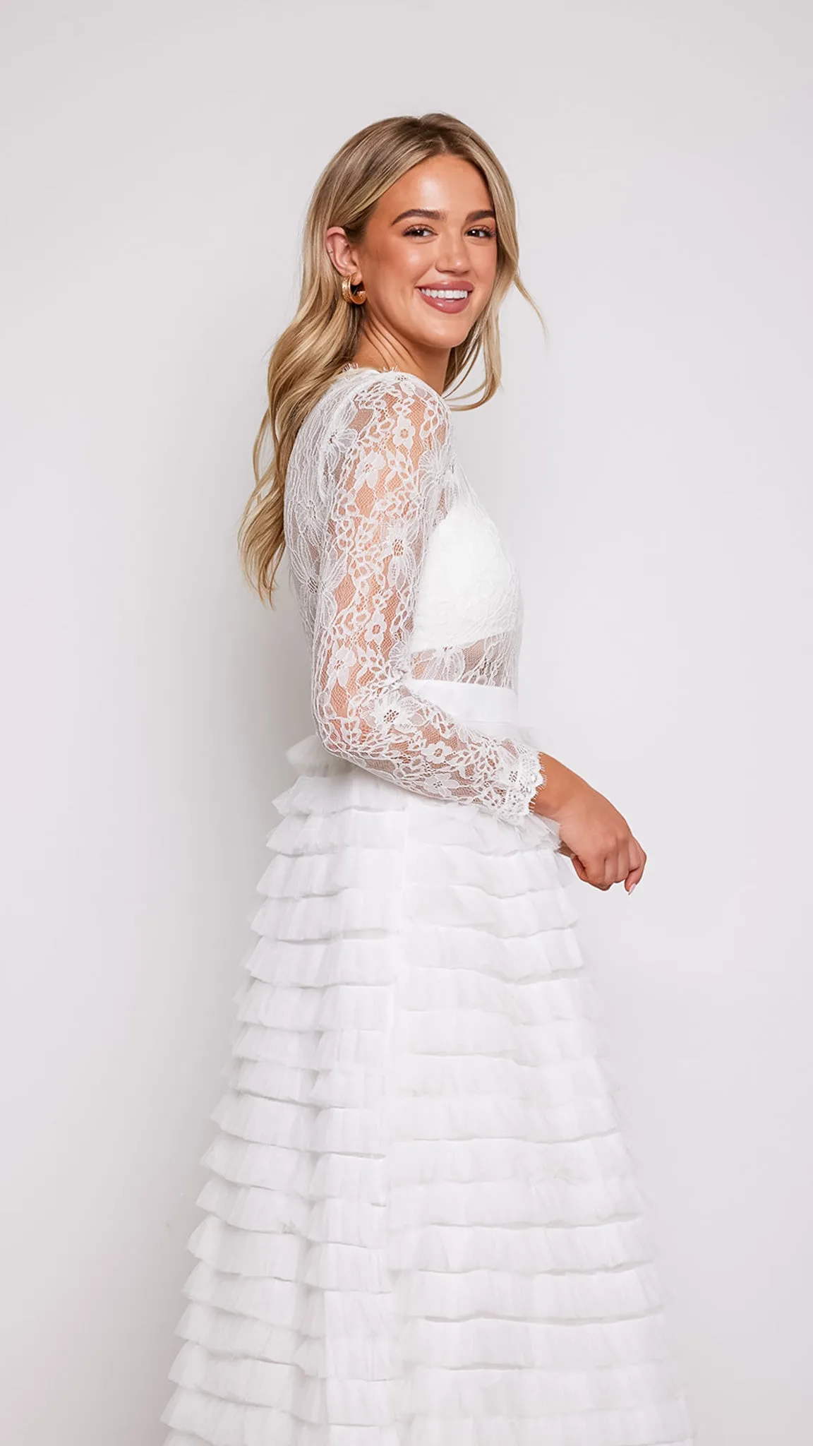Olivia Lace Layered Dress