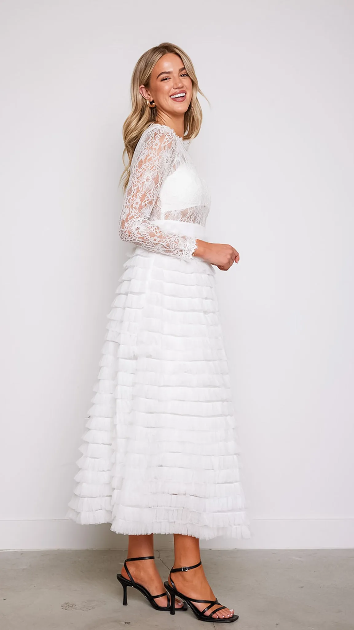 Olivia Lace Layered Dress