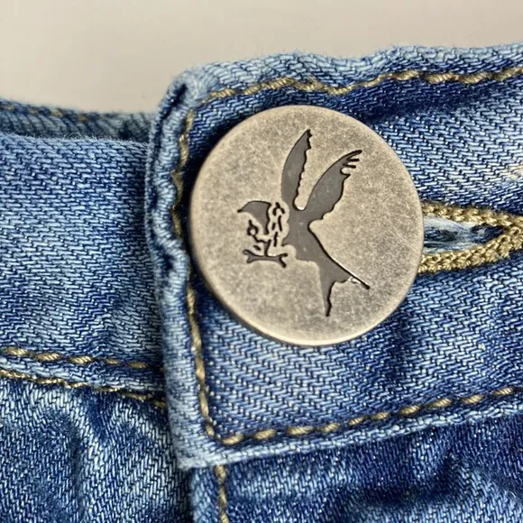 One Teaspoon Denim Chambray Pull-on Shorts Elastic Waist XS Summer Baggy Barrel