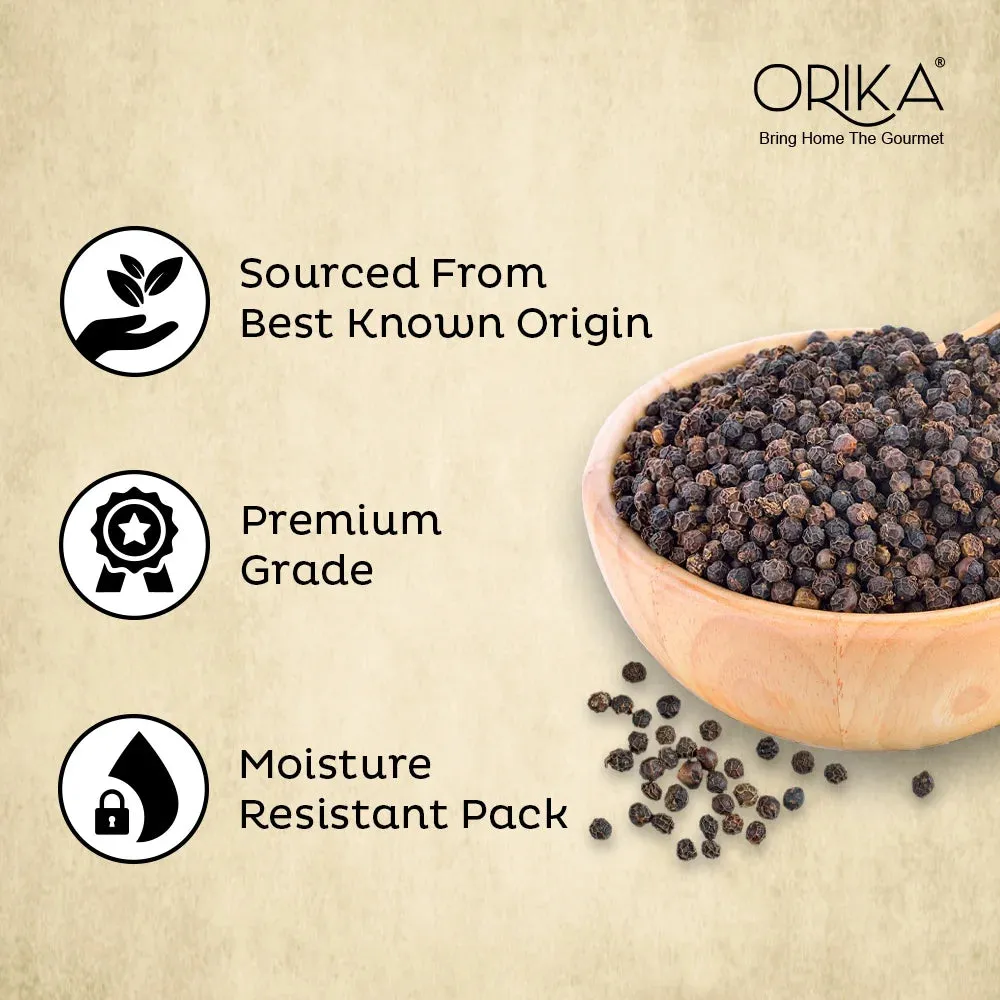 Orika's Malabar Bold Black Pepper, 100g