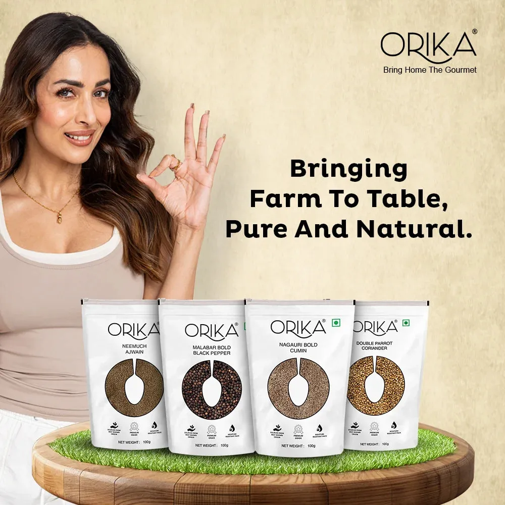 Orika's Malabar Bold Black Pepper, 100g