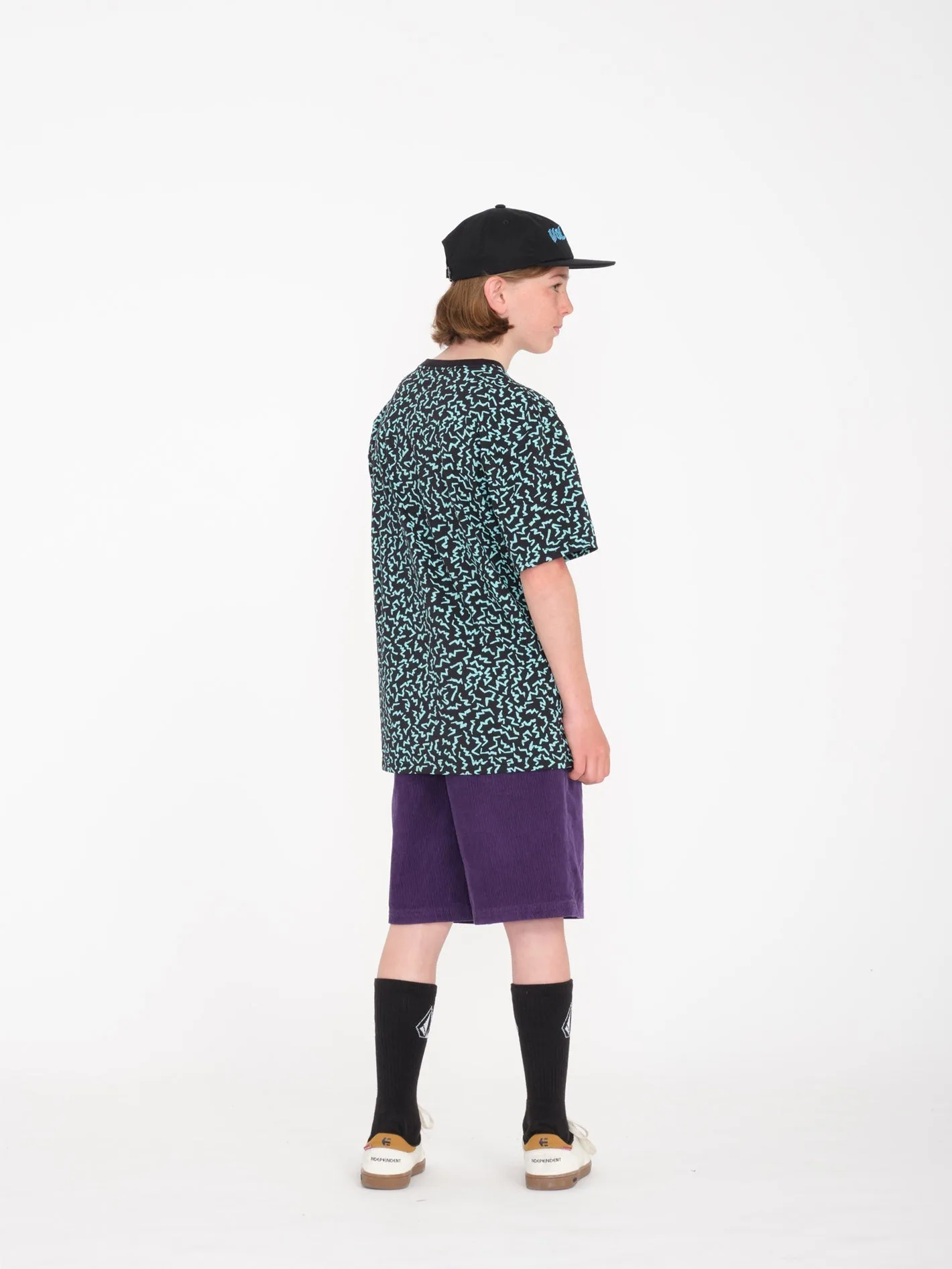 Outer Spaced Shorts - DEEP PURPLE  - (KINDER)
