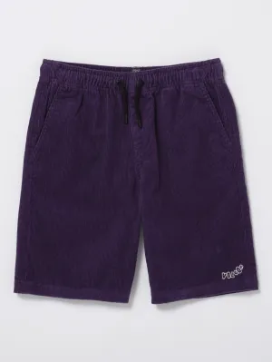 Outer Spaced Shorts - DEEP PURPLE  - (KINDER)