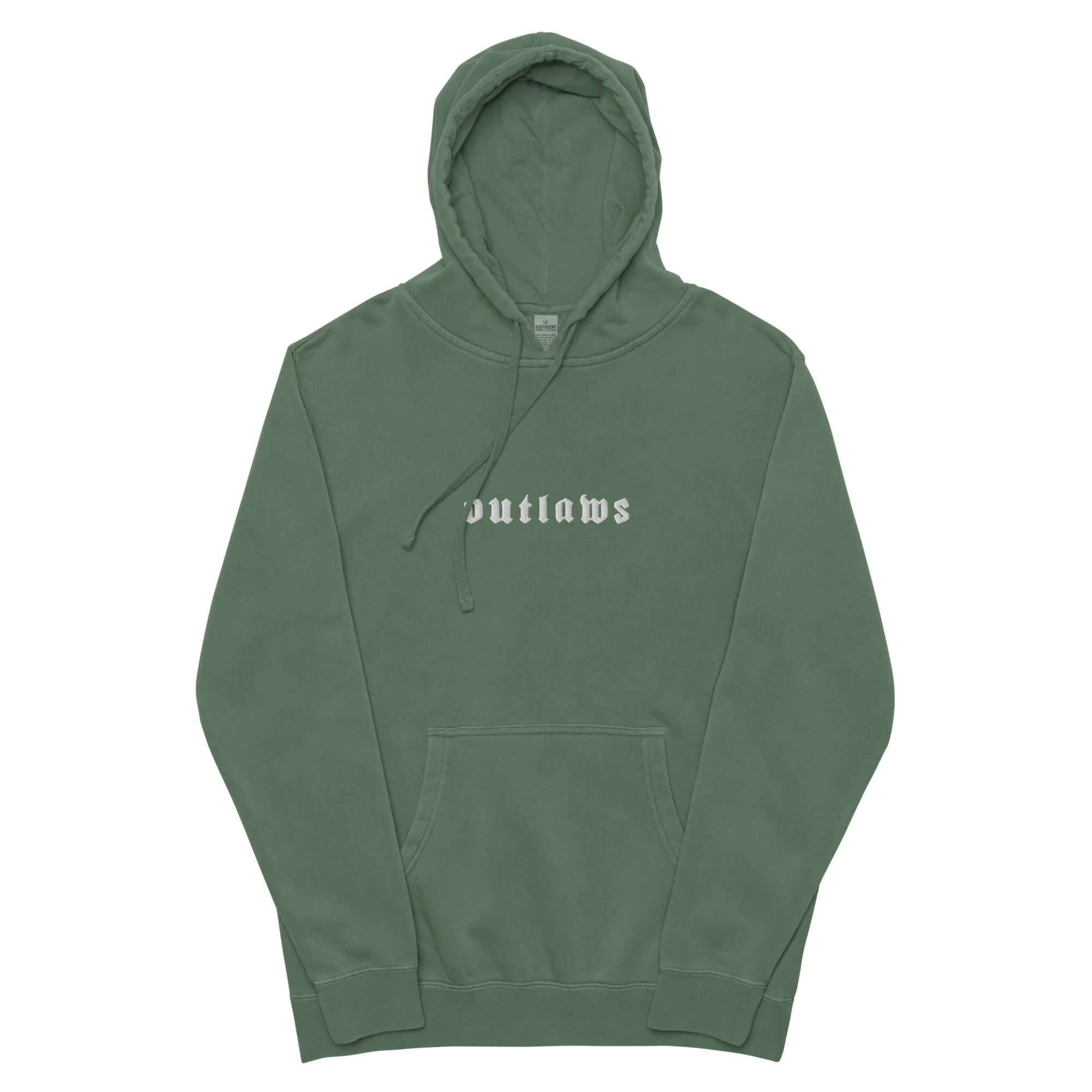Outlaws Unisex pigment-dyed hoodie