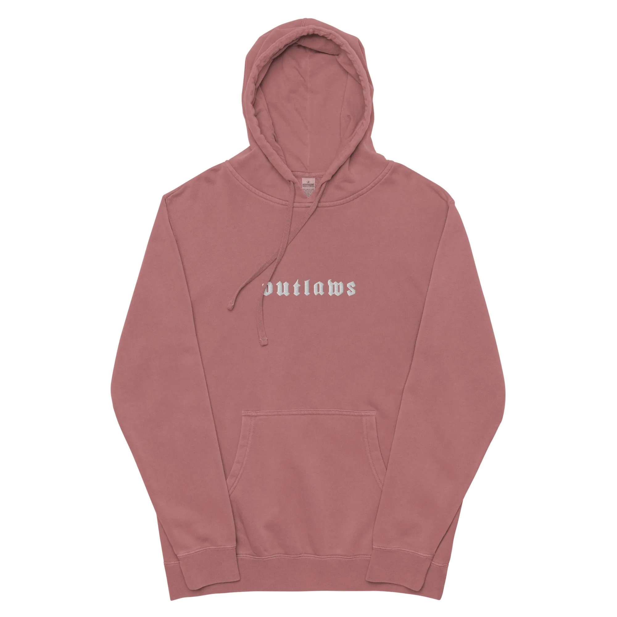 Outlaws Unisex pigment-dyed hoodie