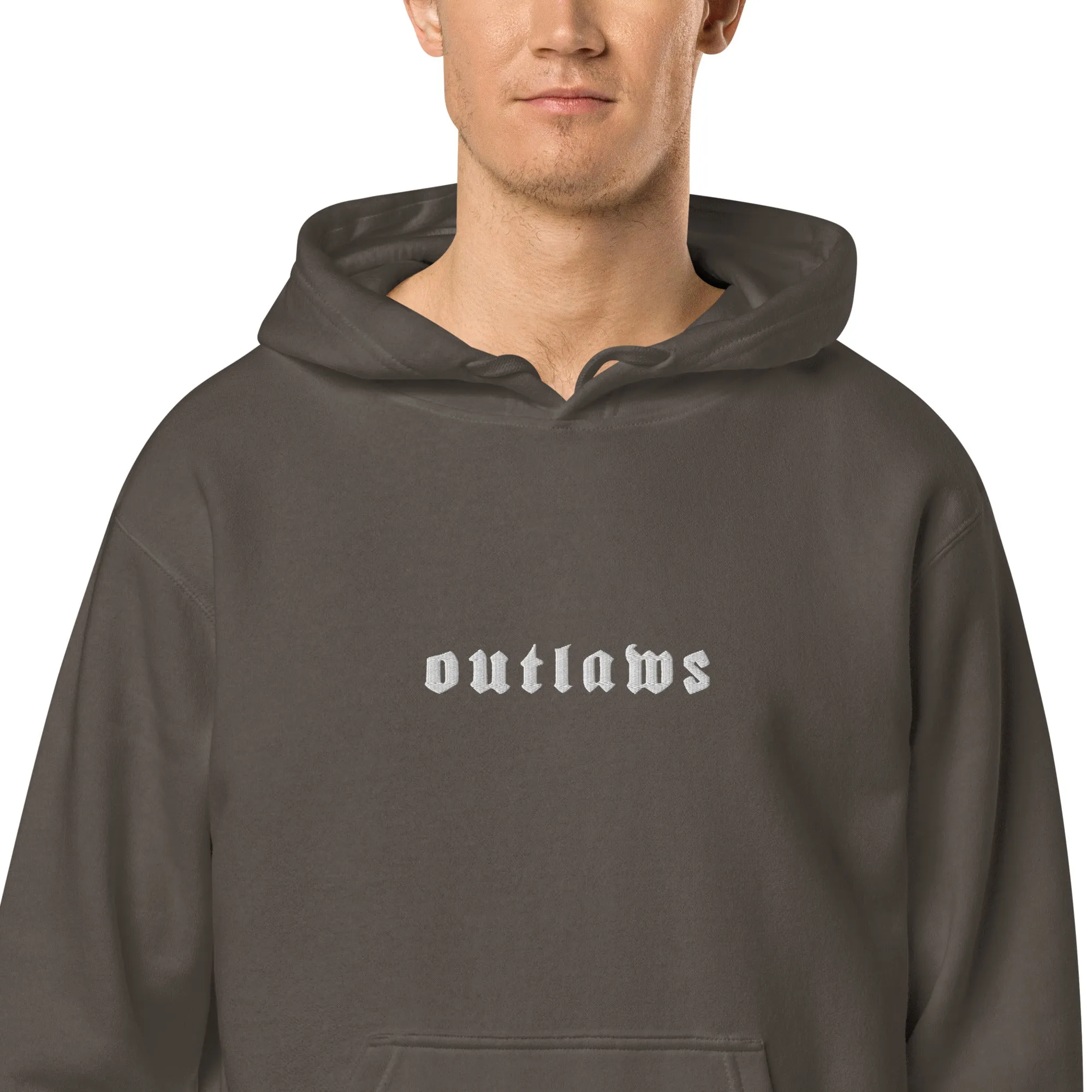 Outlaws Unisex pigment-dyed hoodie