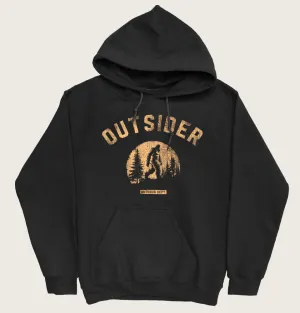 OUTSIDER Sasquatch Bigfoot Unisex black Hoodie
