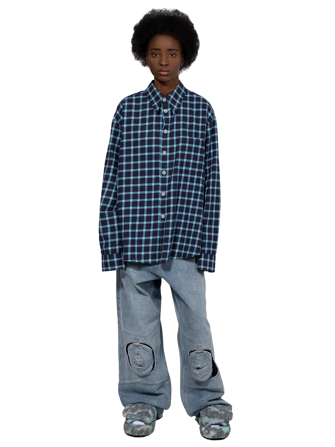 Oversized Checked Shirt