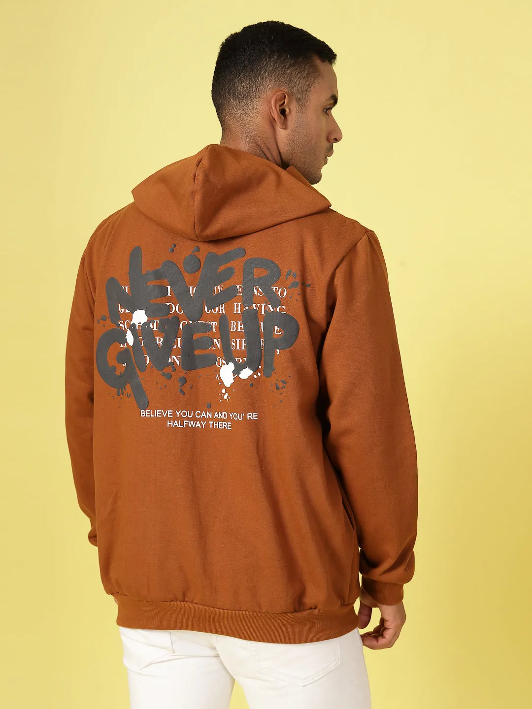 Oversized Hoodie with Bold Print Sweatshirt