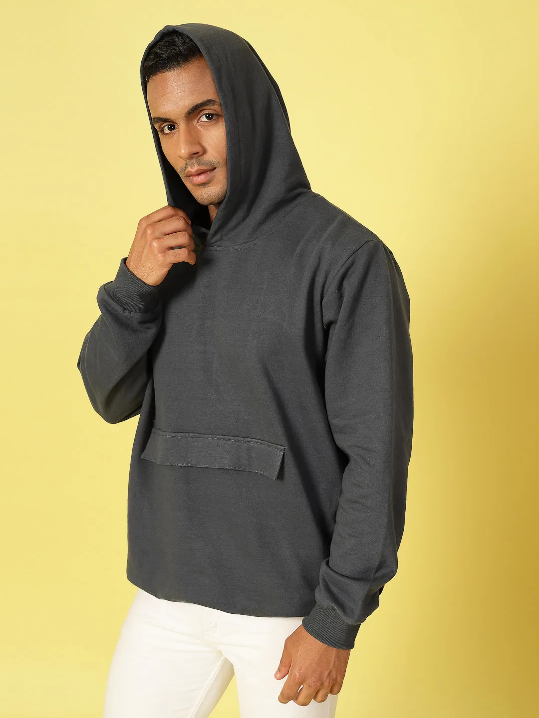 Oversized Hoodie with Bold Print Sweatshirt