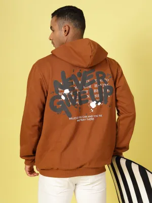 Oversized Hoodie with Bold Print Sweatshirt