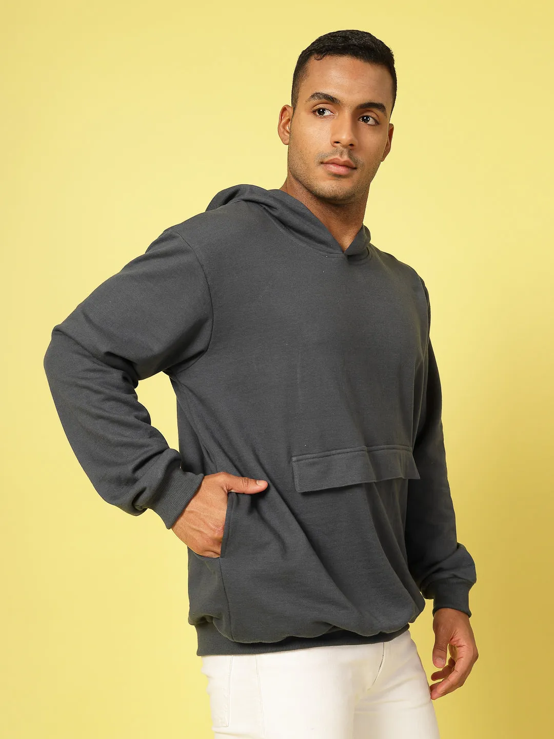 Oversized Hoodie with Bold Print Sweatshirt