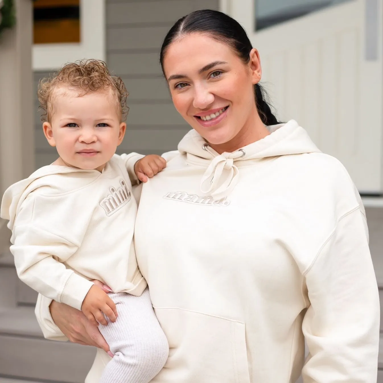 Oversized Luxe bubble Mama Hoodie