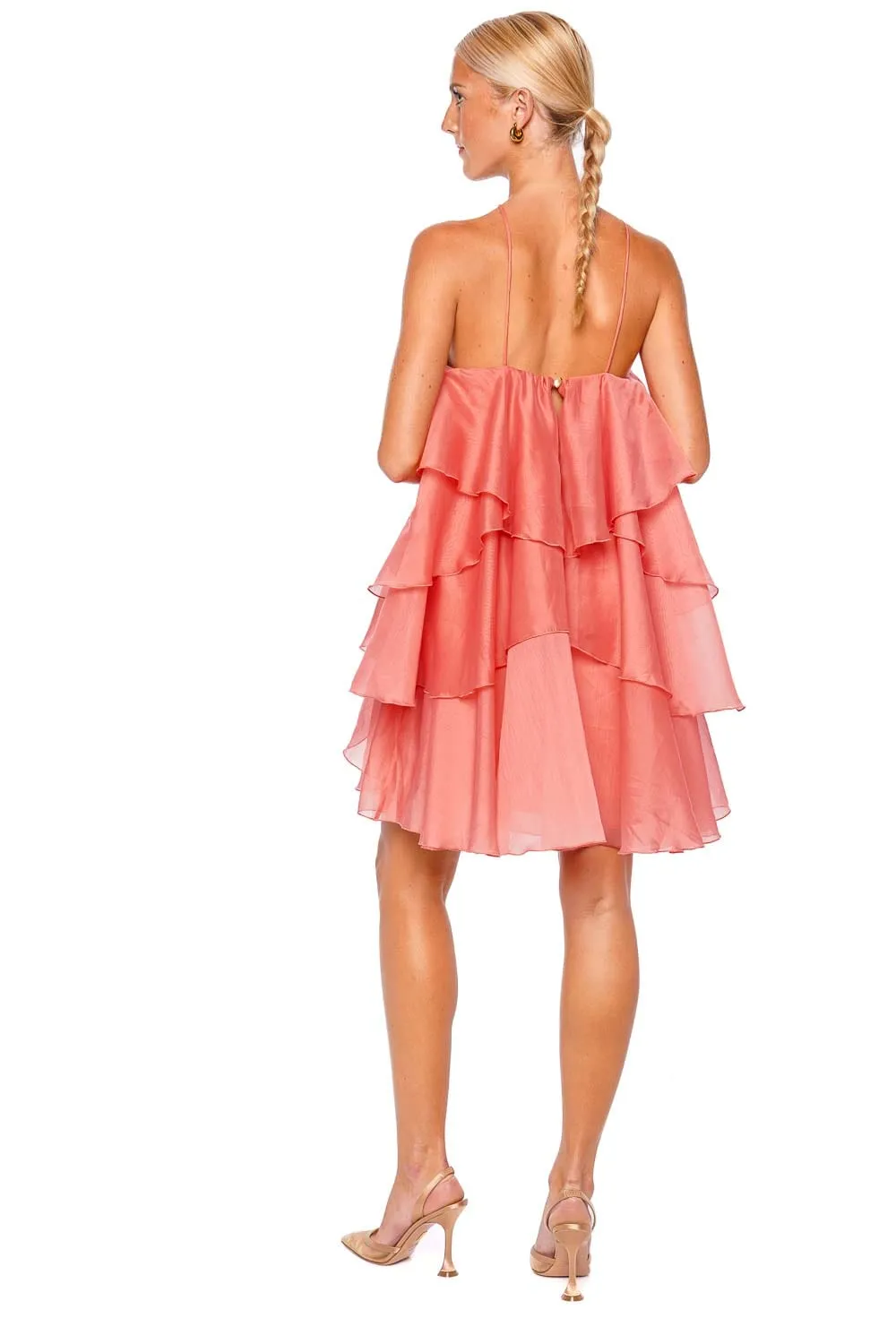 Pandorea Layered Halter Mini Dress