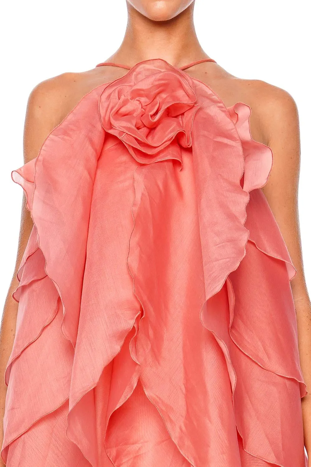 Pandorea Layered Halter Mini Dress