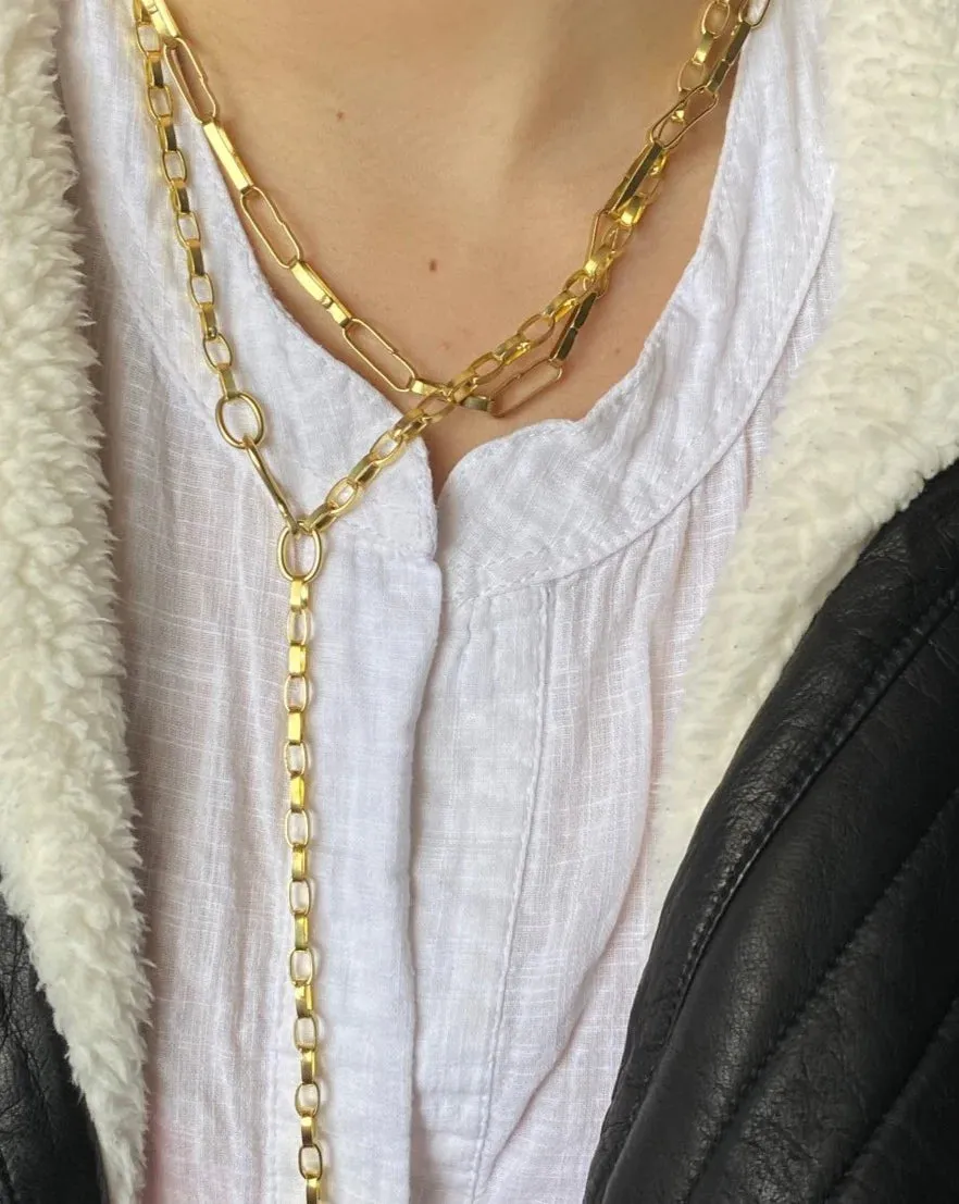Paper Chain Necklace
