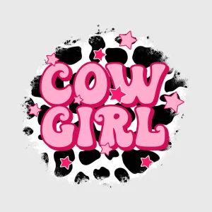 Pink Cowgirl Star Transfer