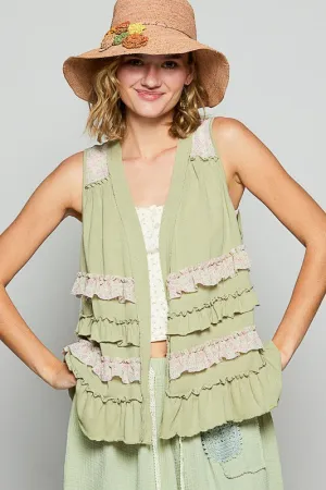 POL Ruffle Me Up - Sage