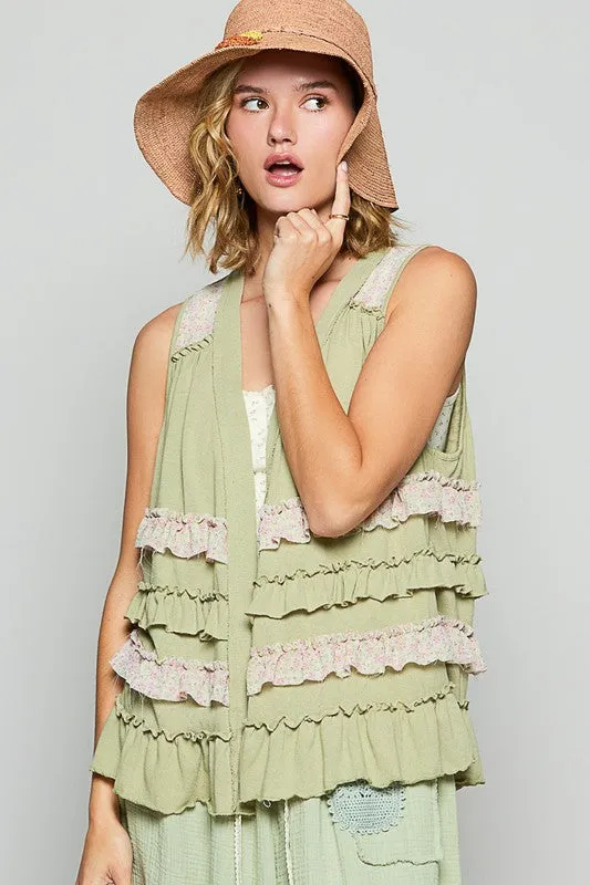 POL Ruffle Me Up - Sage