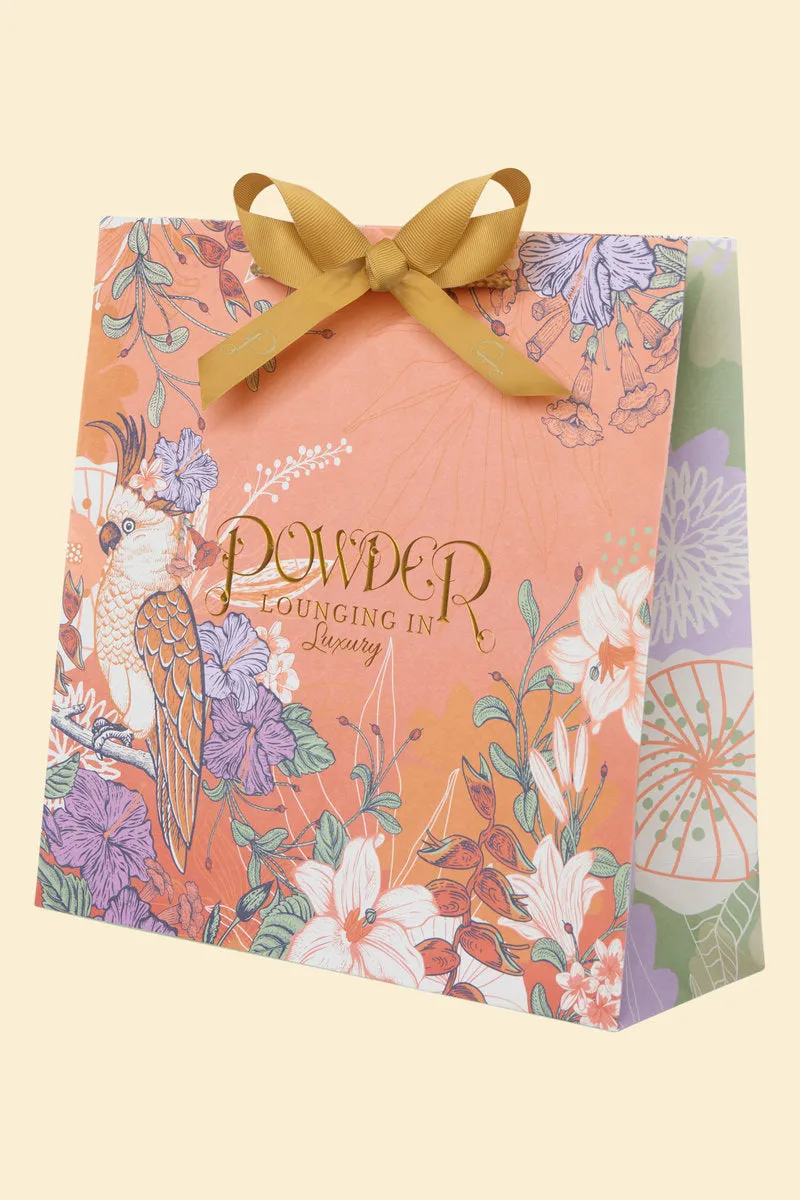 Powder Supersoft Pyjamas - Tropical Flora & Fauna Coconut
