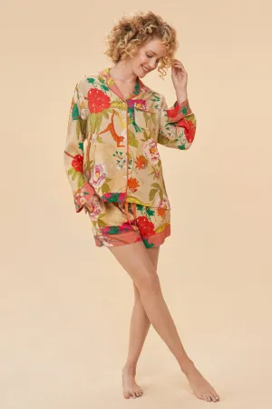 Powder Supersoft Pyjamas - Tropical Flora & Fauna Coconut