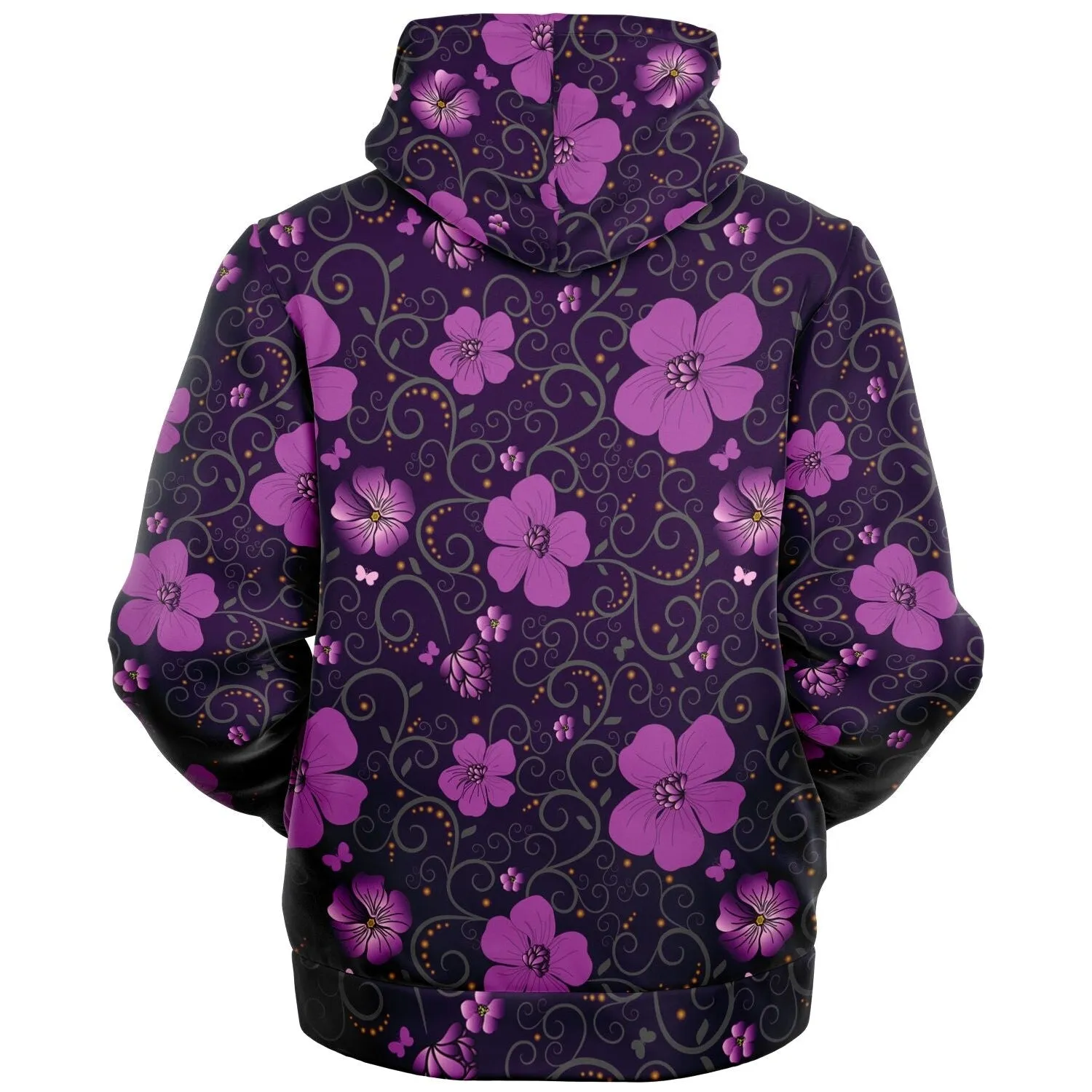 Pretty Purple Floral Jacket - Custom