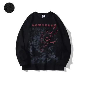 Printed Round Neck Sweatshirt