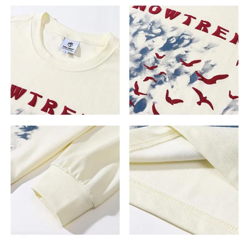 Printed Round Neck Sweatshirt