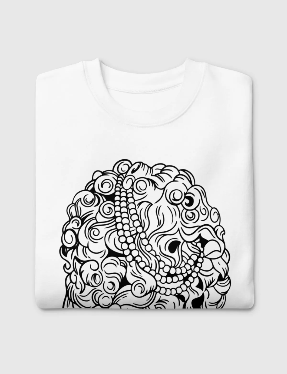 Queen Charlotte 'Sorrows Sorrows Prayers' Unisex Premium Sweatshirt [White]