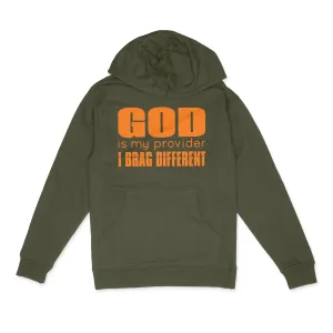 "God My Provider" Hoodie (Army Green)