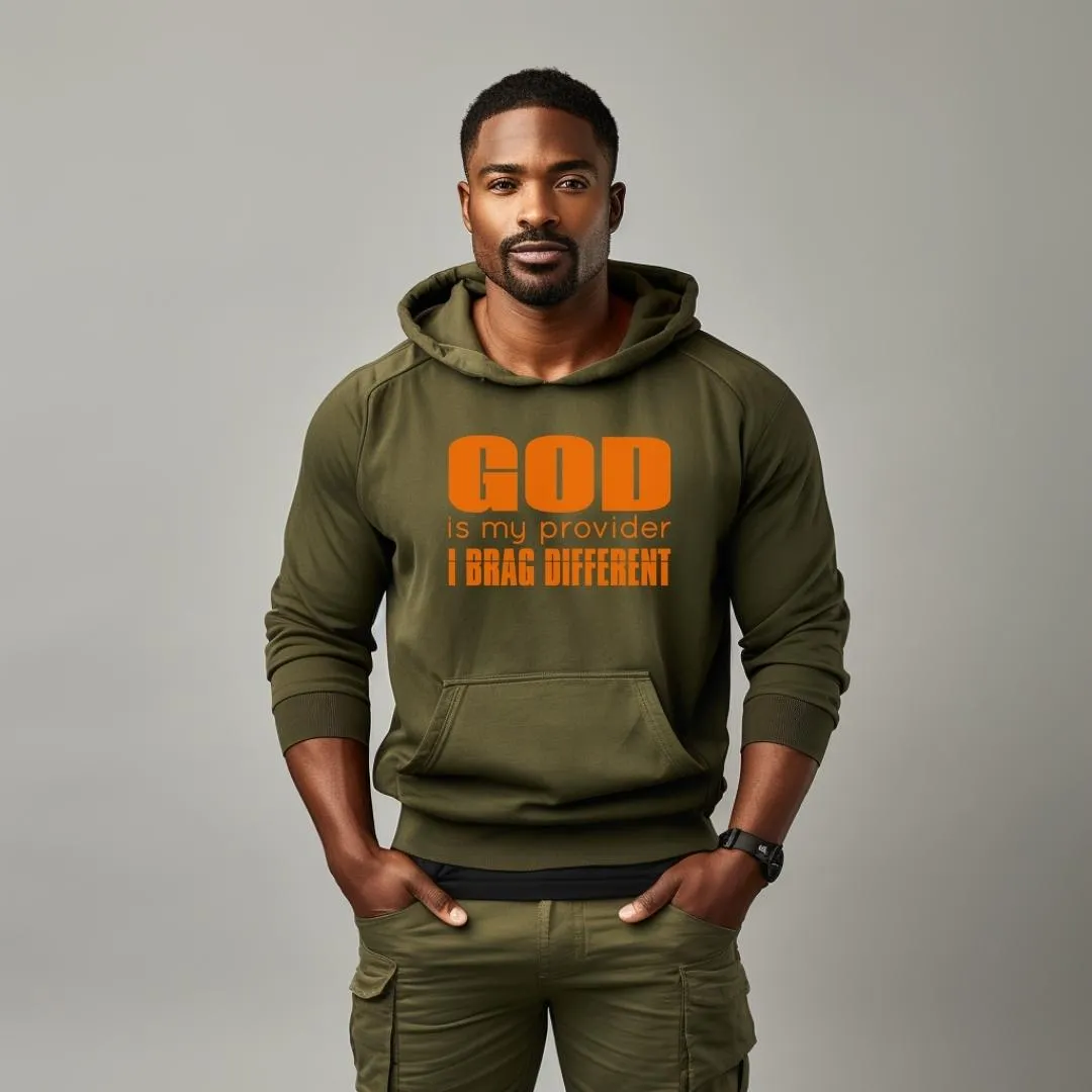 "God My Provider" Hoodie (Army Green)