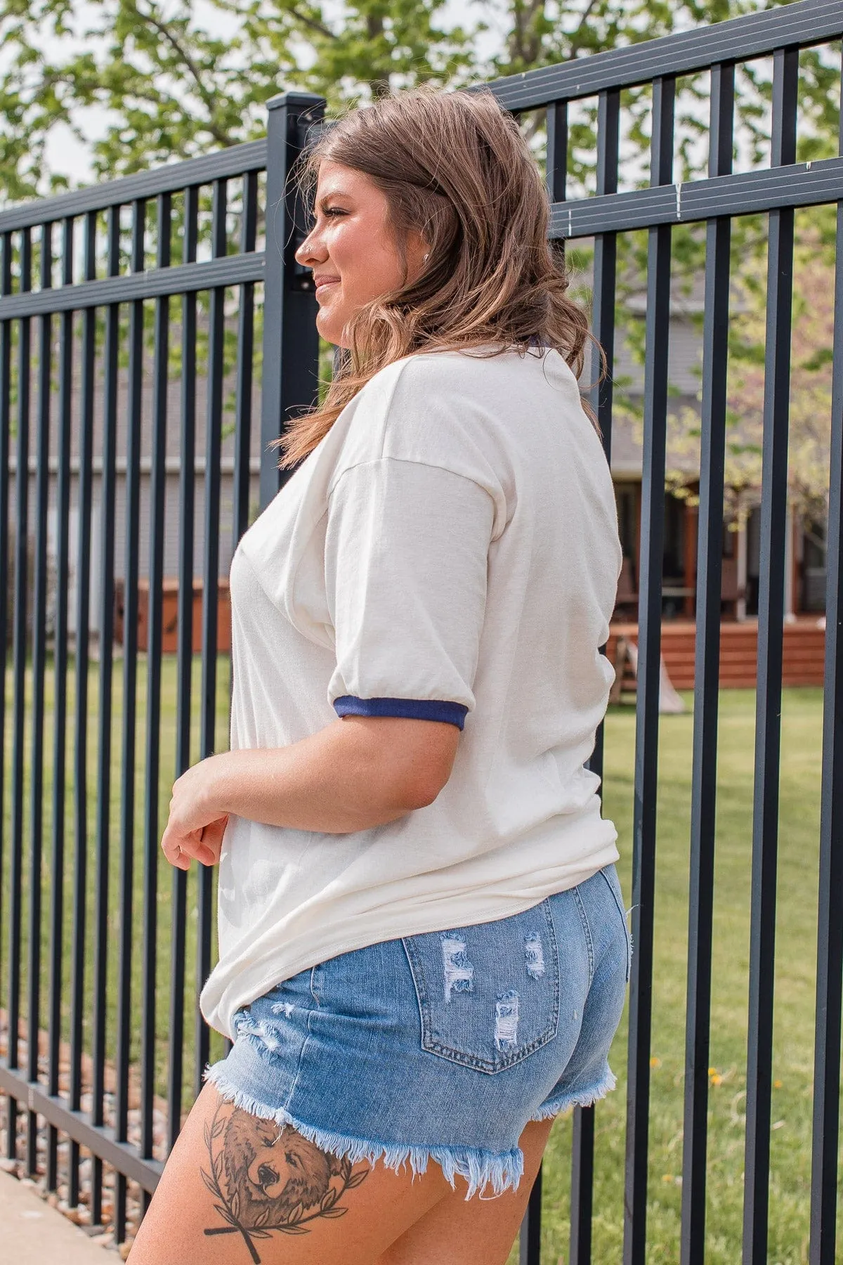"Made In America" Graphic Tee- Ivory