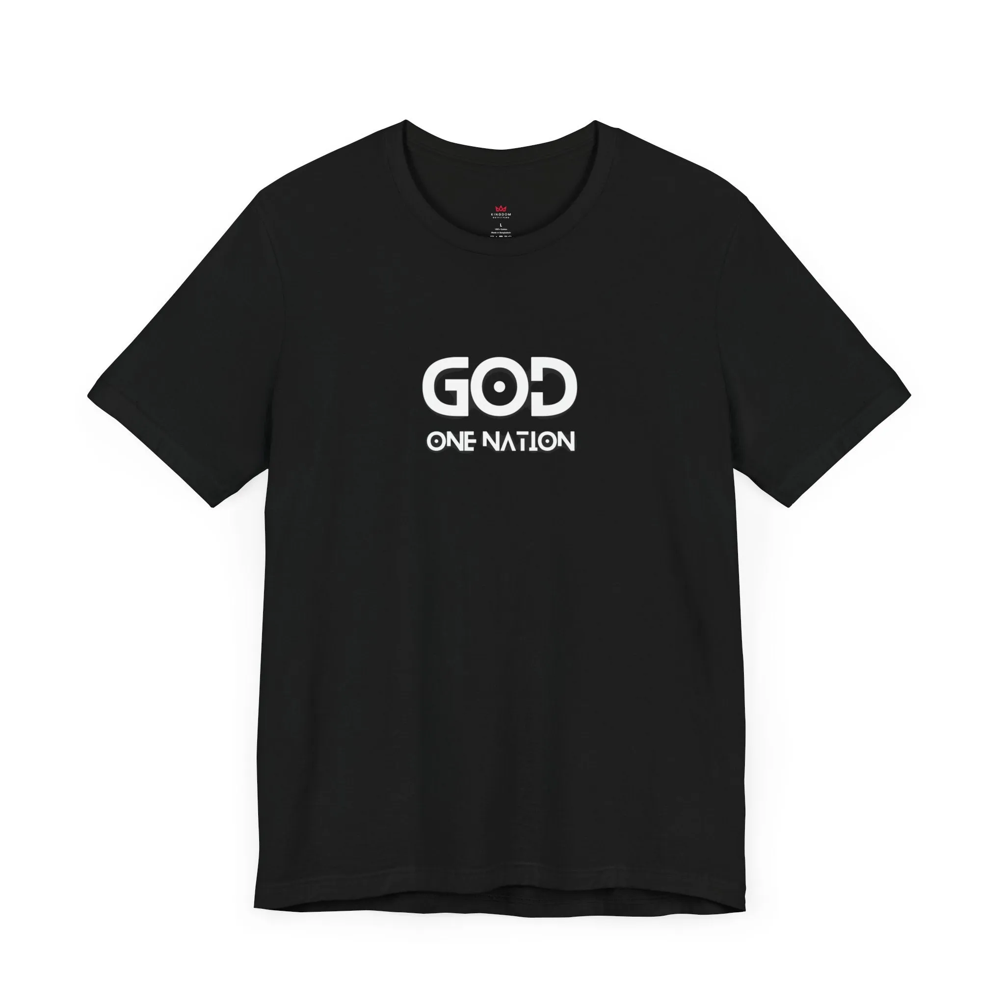 "One Nation Under God Christian T-Shirt - Faith Unity Statement Tee for Men & Women"