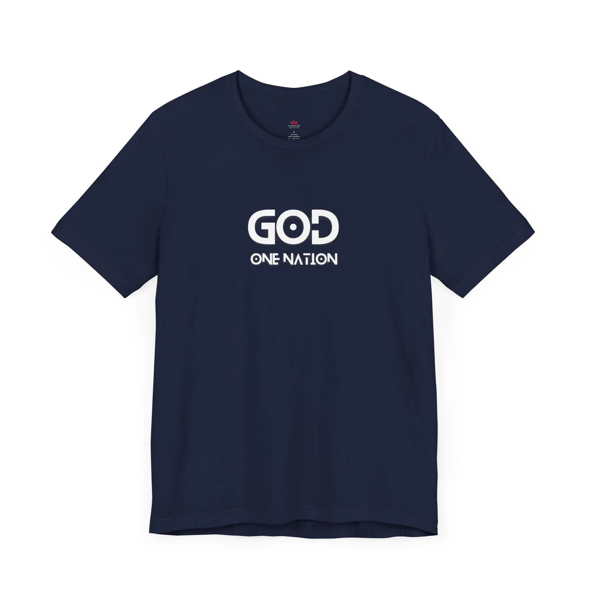"One Nation Under God Christian T-Shirt - Faith Unity Statement Tee for Men & Women"