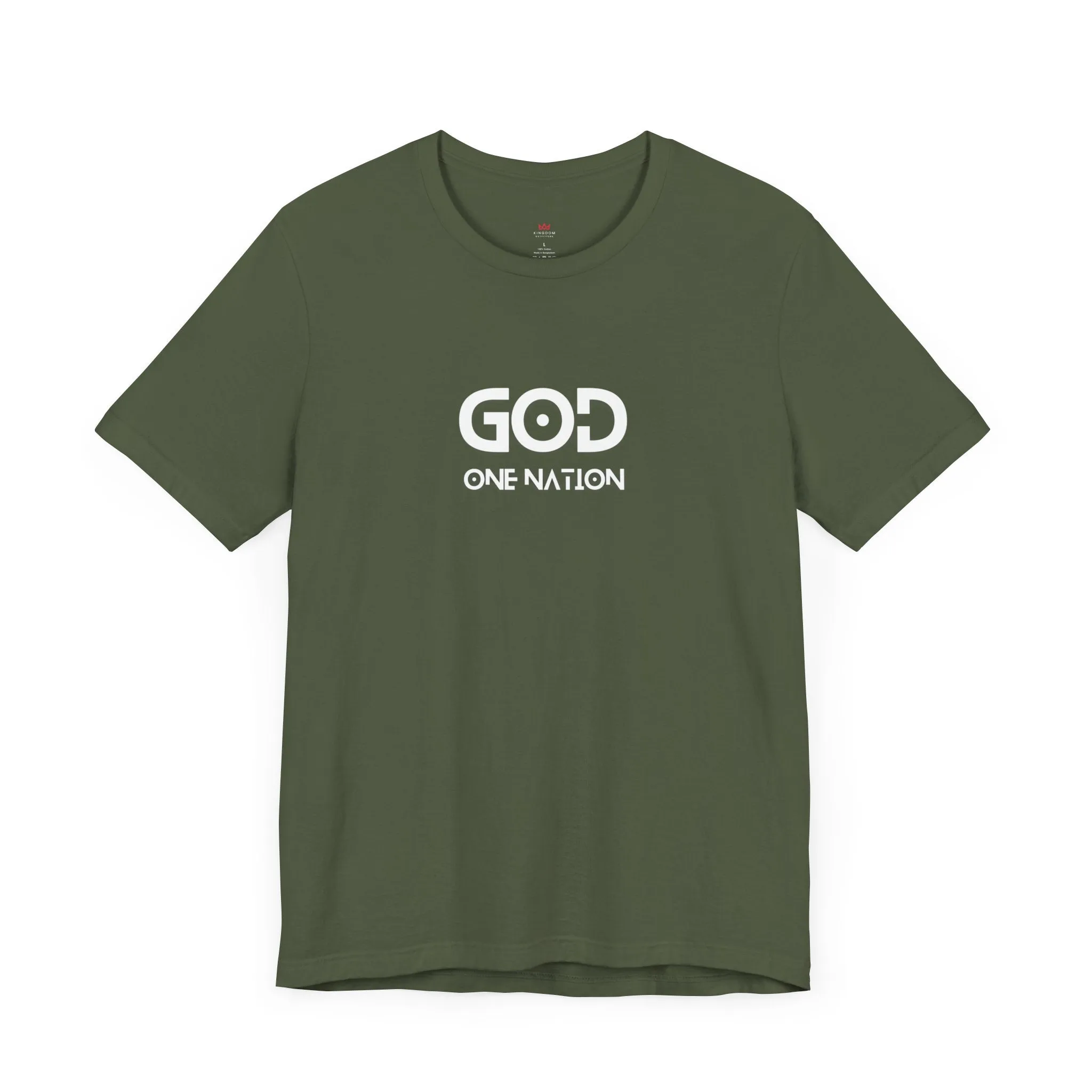 "One Nation Under God Christian T-Shirt - Faith Unity Statement Tee for Men & Women"