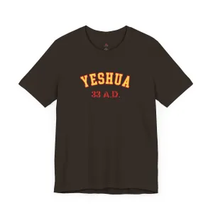 "Yeshua 33 A.D. Christian T-Shirt - Vintage Faith Statement Tee for Men & Women"