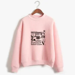 Rap Monster Design Full Fleece Sweat Shirt Excellent Quality