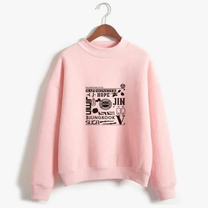 Rap Monster Design Full Fleece Sweat Shirt Excellent Quality