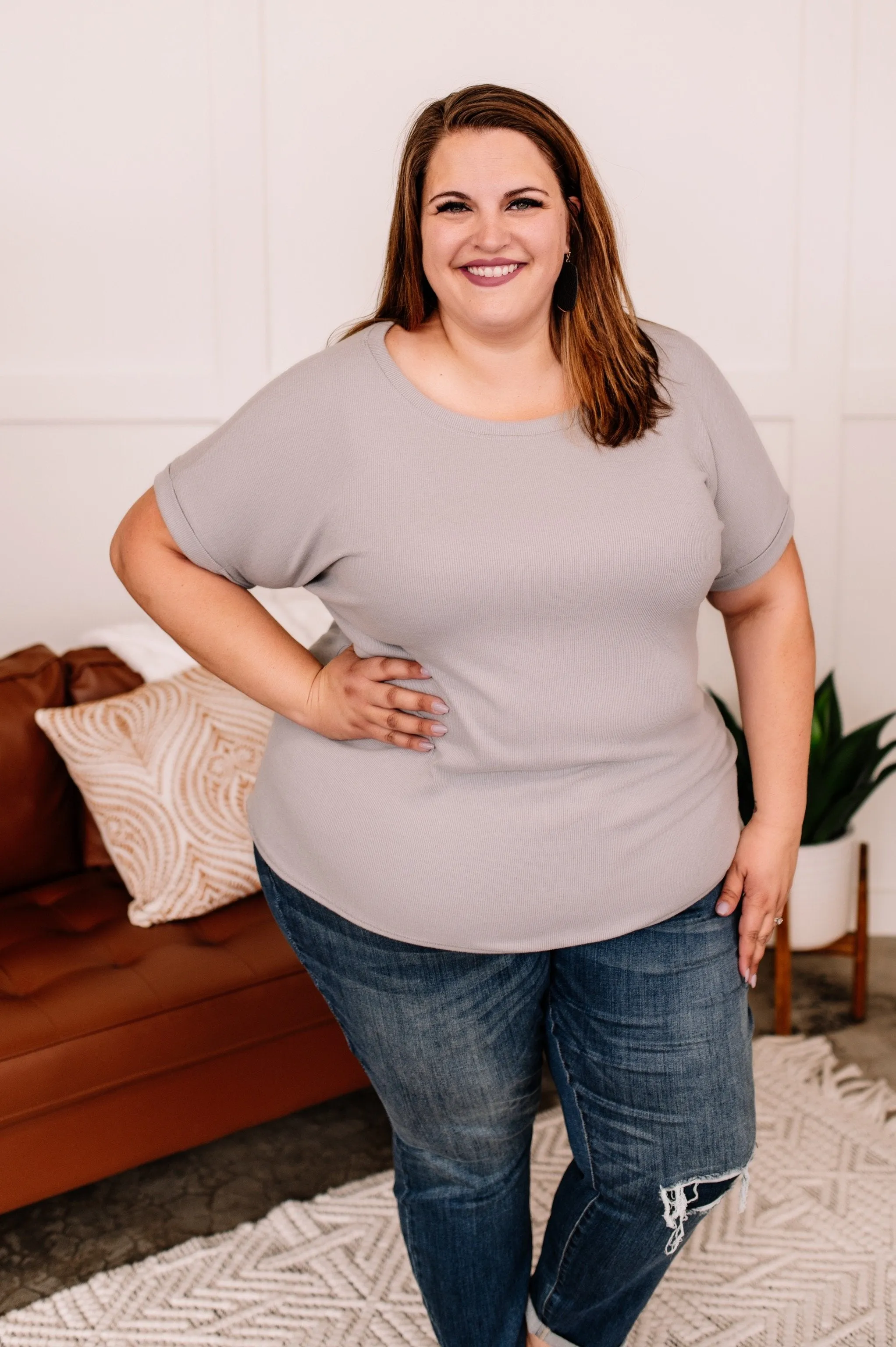 Ray Of Light Tee In Morning Dove