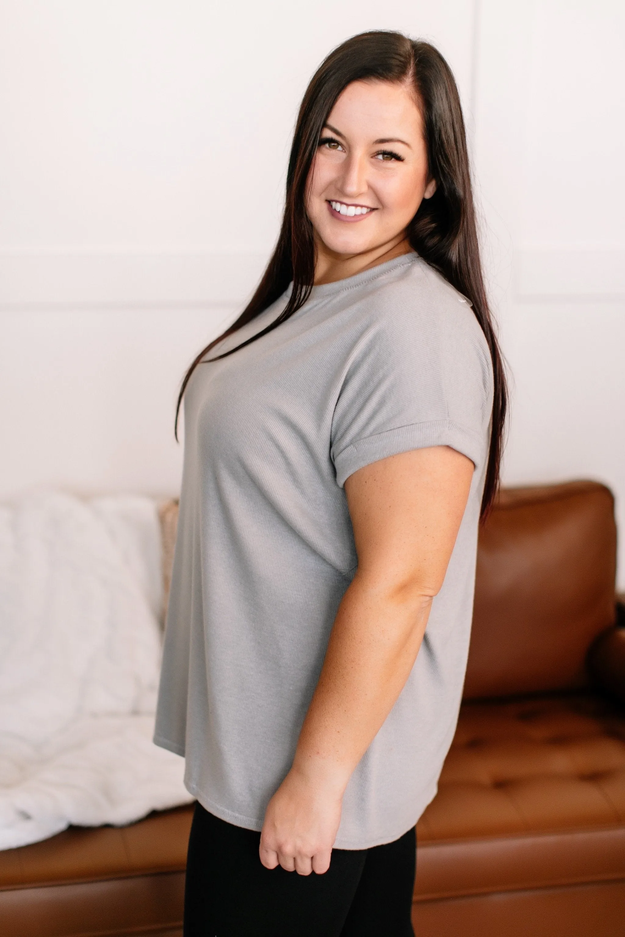 Ray Of Light Tee In Morning Dove