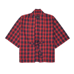 RED/NAVY S/S DRAPE