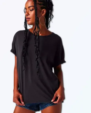 Restocked Nina Short Sleeve Tee Black