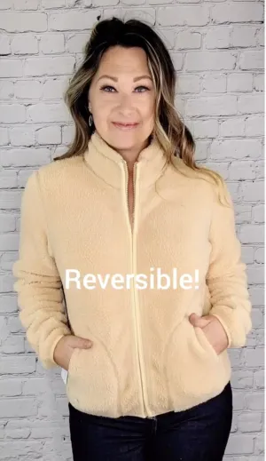 Reversible Sherpa jacket