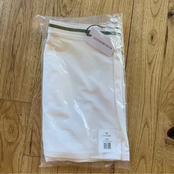 Revolve WeWoreWhat Active Skort Optic White/Court Green Size XLarge BNWT