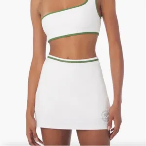 Revolve WeWoreWhat Active Skort Optic White/Court Green Size XLarge BNWT