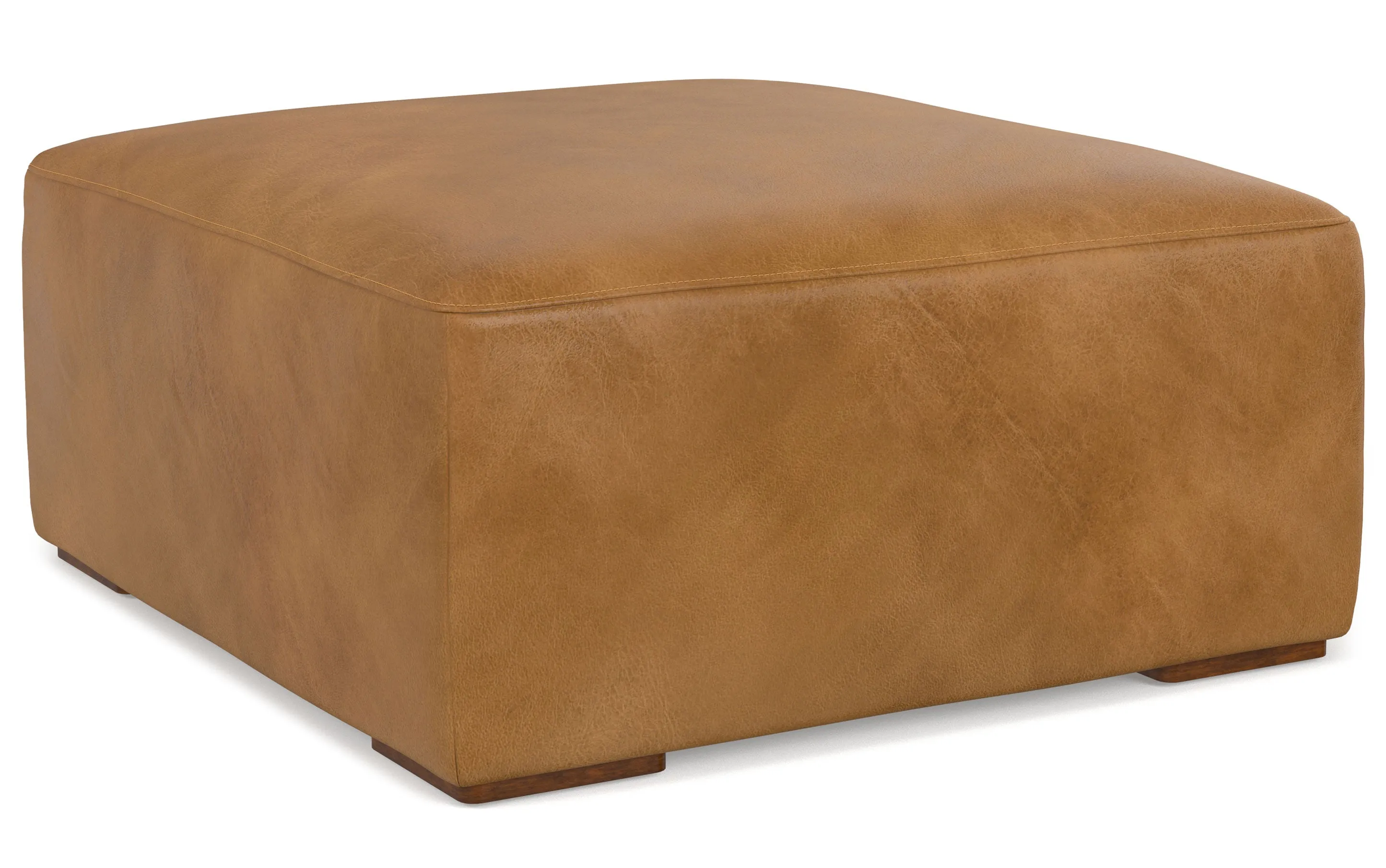 Rex Ottoman in Genuine Leather